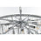 Elegant Lighting Josephine 13 Light 27.5" Chandelier, Chrome/Clear