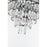 Elegant Lighting Josephine 25 Light 32" Chandelier, Black/Clear