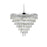 Elegant Lighting Josephine 25 Light 32" Chandelier, Chrome/Clear