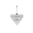 Elegant Lighting Josephine 25 Light 32" Chandelier, Chrome/Clear