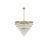 Elegant Lighting Josephine 25 Light 32" Chandelier, Satin Gold/Clear