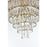 Elegant Lighting Josephine 25 Light 32" Chandelier, Satin Gold/Clear