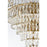 Elegant Lighting Josephine 25 Light 32" Chandelier, Satin Gold/Clear