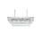 Elegant Lighting Josephine 12 Light 36" Chandelier, Chrome/Clear