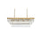 Elegant Lighting Josephine 12 Light 36" Chandelier, Satin Gold/Clear