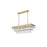 Elegant Lighting Josephine 12 Light 36" Chandelier, Satin Gold/Clear