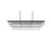 Elegant Lighting Josephine 17 Light 48" Chandelier, Black/Clear