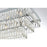 Elegant Lighting Josephine 17 Light 48" Chandelier, Chrome/Clear