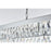Elegant Lighting Josephine 17 Light 48" Chandelier, Chrome/Clear