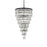 Elegant Lighting Josephine 41 Light 32" Chandelier, Black/Clear