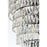Elegant Lighting Josephine 41 Light 32" Chandelier, Black/Clear