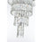 Elegant Lighting Josephine 41 Light 32" Chandelier, Chrome/Clear
