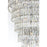 Elegant Lighting Josephine 41 Light 32" Chandelier, Chrome/Clear