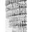 Elegant Lighting Josephine 61 Light 41" Chandelier, Black/Clear