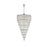 Elegant Lighting Josephine 61 Light 41" Chandelier, Chrome/Clear