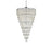Elegant Lighting Josephine 61 Light 41" Chandelier, Chrome/Clear