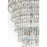 Elegant Lighting Josephine 61 Light 41" Chandelier, Chrome/Clear