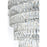 Elegant Lighting Josephine 61 Light 41" Chandelier, Chrome/Clear