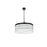 Elegant Lighting Harlow 6 Light 24" Chandelier, Black/Clear