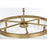 Elegant Lighting Harlow 6 Light 24" Chandelier, Satin Gold/Clear