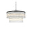 Elegant Lighting Harlow 14 Light 32" Chandelier, Black/Clear