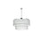Elegant Lighting Harlow 14 Light 32" Chandelier, Chrome/Clear