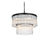Elegant Lighting Harlow 9 Lt 24" Chandelier, Black