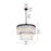 Elegant Lighting Harlow 9 Lt 24" Chandelier, Black