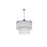 Elegant Lighting Harlow 9 Lt 24" Chandelier, Chrome
