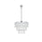 Elegant Lighting Harlow 18 Light 32" Chandelier, Chrome/Clear