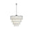 Elegant Lighting Harlow 28 Light 40" Chandelier, Chrome/Clear - 1070G40C