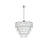 Elegant Lighting Harlow 28 Light 40" Chandelier, Chrome/Clear