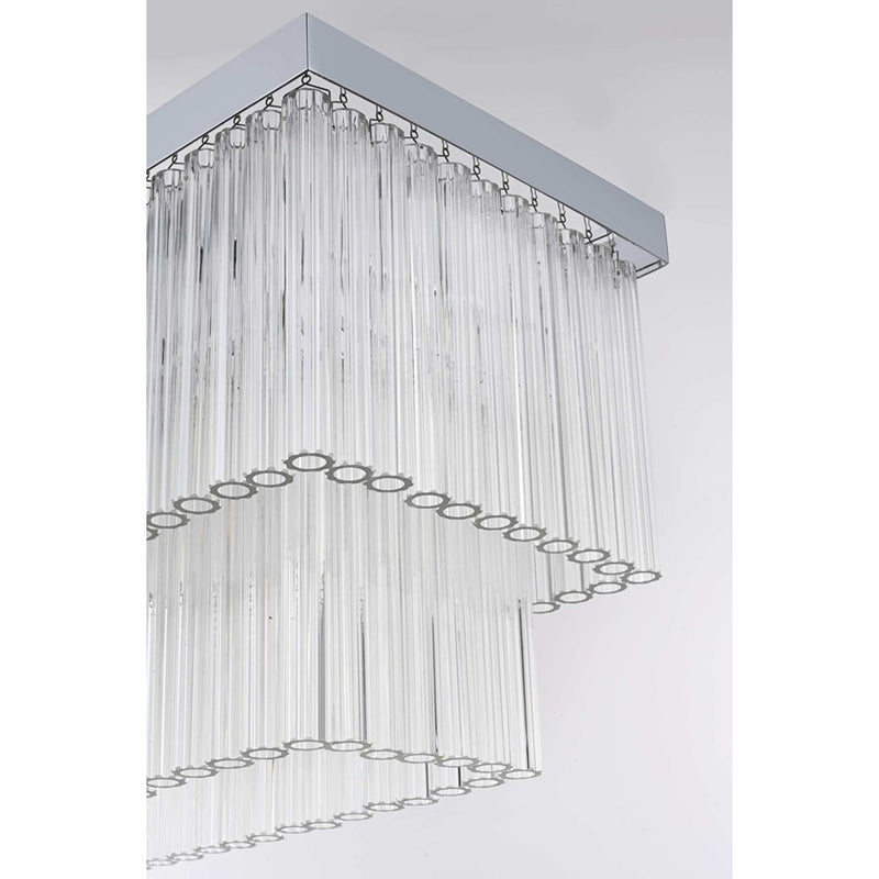 Elegant Lighting Harlow 9 Lt 53" Chandelier, Chrome
