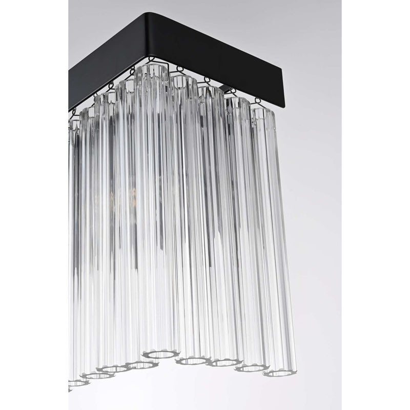 Elegant Lighting Harlow 4 Lt 19" Wall Sconce, Black