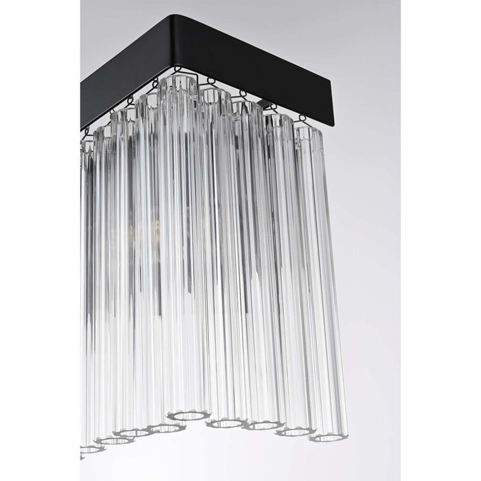 Elegant Lighting Harlow 4 Lt 19" Wall Sconce, Black