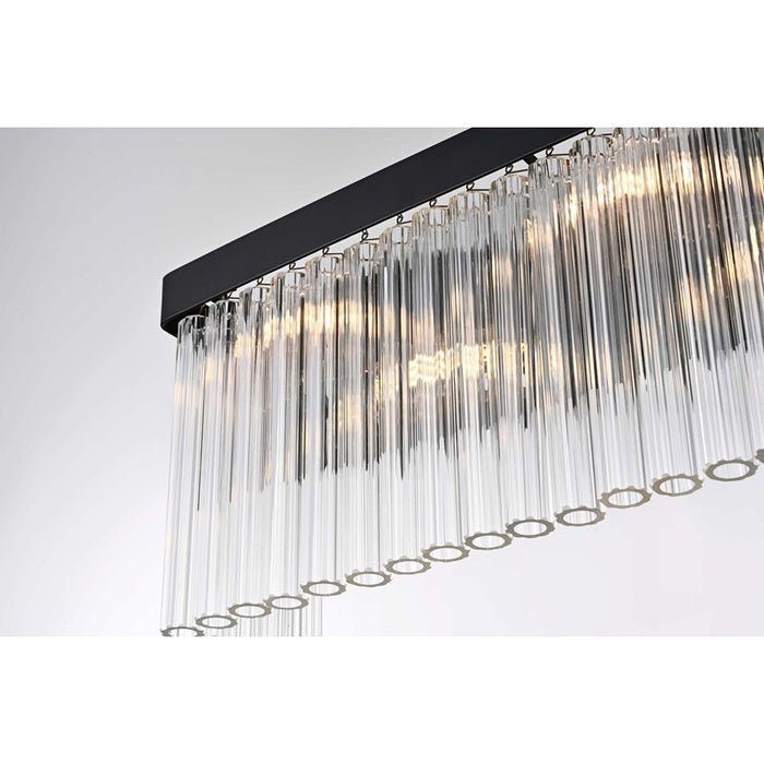 Elegant Lighting Harlow 4 Lt 19" Wall Sconce, Black