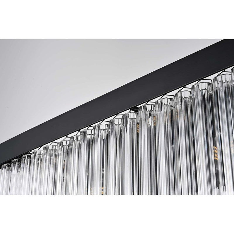 Elegant Lighting Harlow 4 Lt 19" Wall Sconce, Black