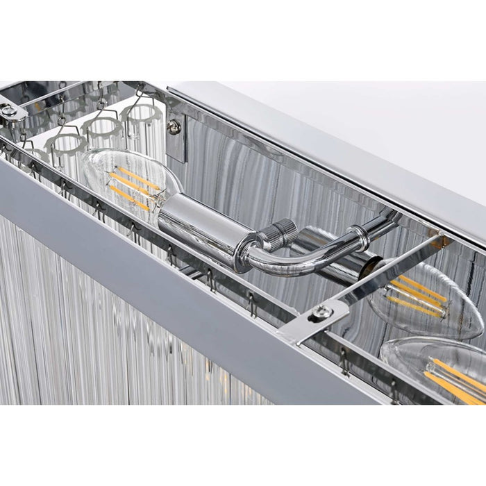 Elegant Lighting Harlow 4 Lt 19" Wall Sconce, Chrome