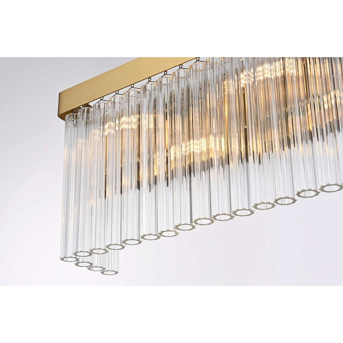 Elegant Lighting Harlow 4 Lt 19" Wall Sconce, Satin Gold