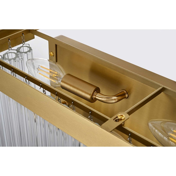 Elegant Lighting Harlow 4 Lt 19" Wall Sconce, Satin Gold