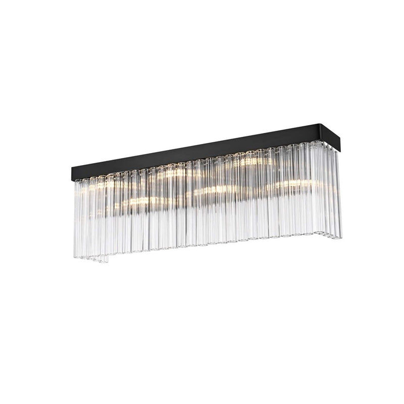 Elegant Lighting Harlow 6 Lt 26" Wall Sconce, Black
