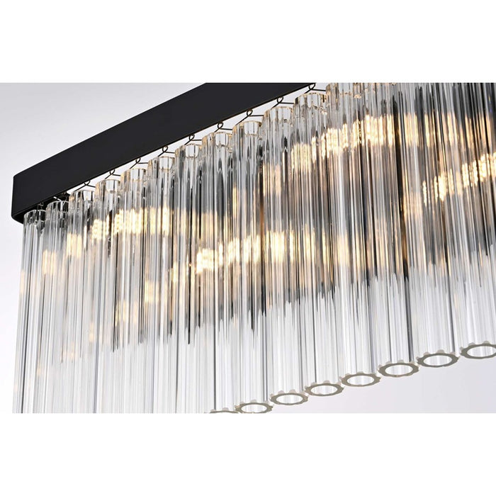 Elegant Lighting Harlow 6 Lt 26" Wall Sconce, Black