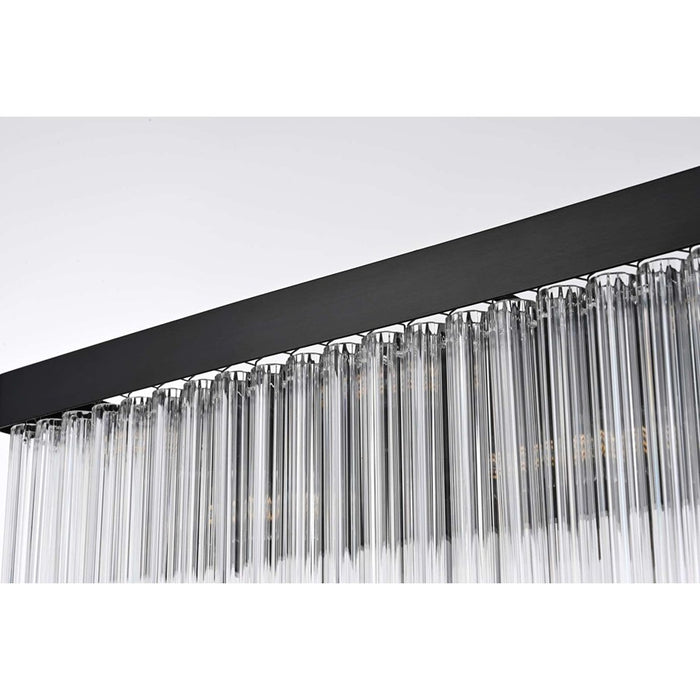 Elegant Lighting Harlow 6 Lt 26" Wall Sconce, Black