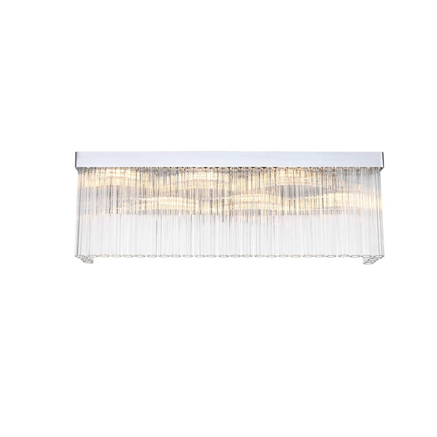 Elegant Lighting Harlow 6 Lt 26" Wall Sconce, Chrome - 1070W26C