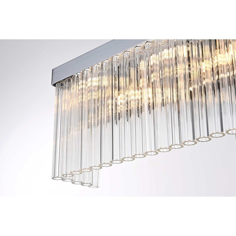 Elegant Lighting Harlow 6 Lt 26" Wall Sconce, Chrome