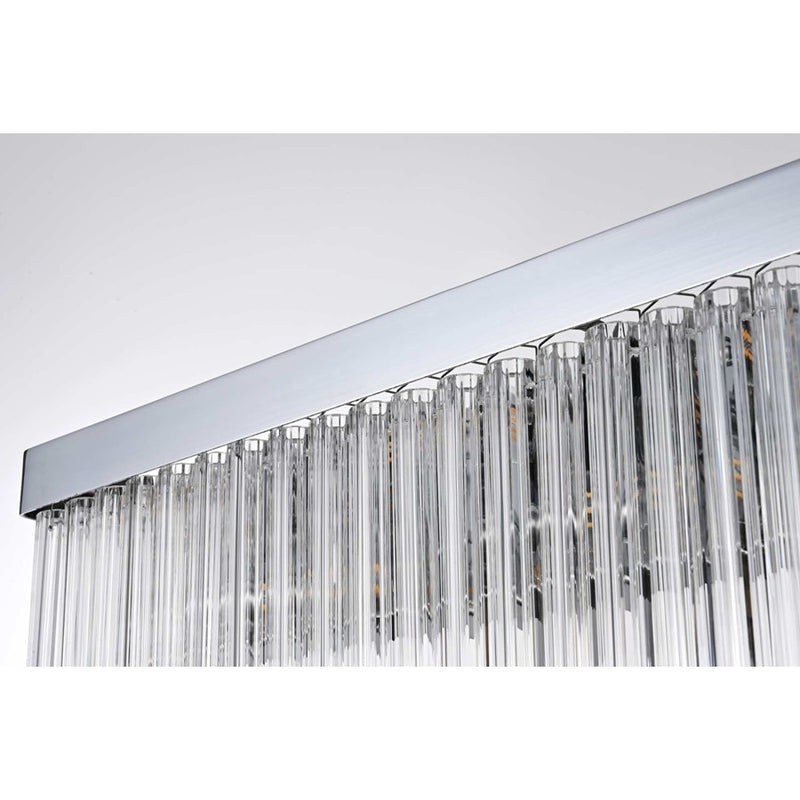Elegant Lighting Harlow 6 Lt 26" Wall Sconce, Chrome