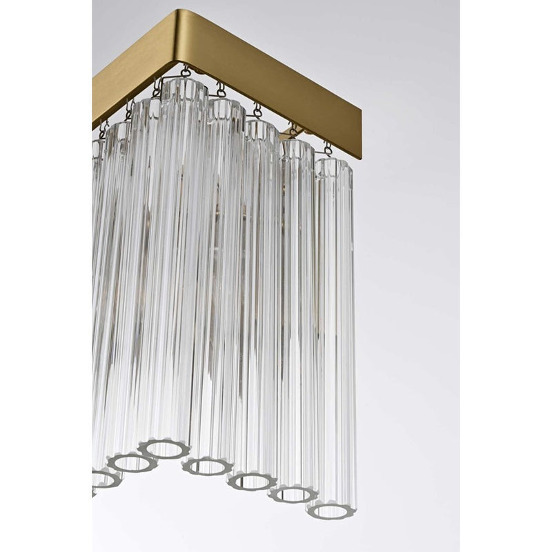 Elegant Lighting Harlow 6 Lt 26" Wall Sconce, Satin Gold