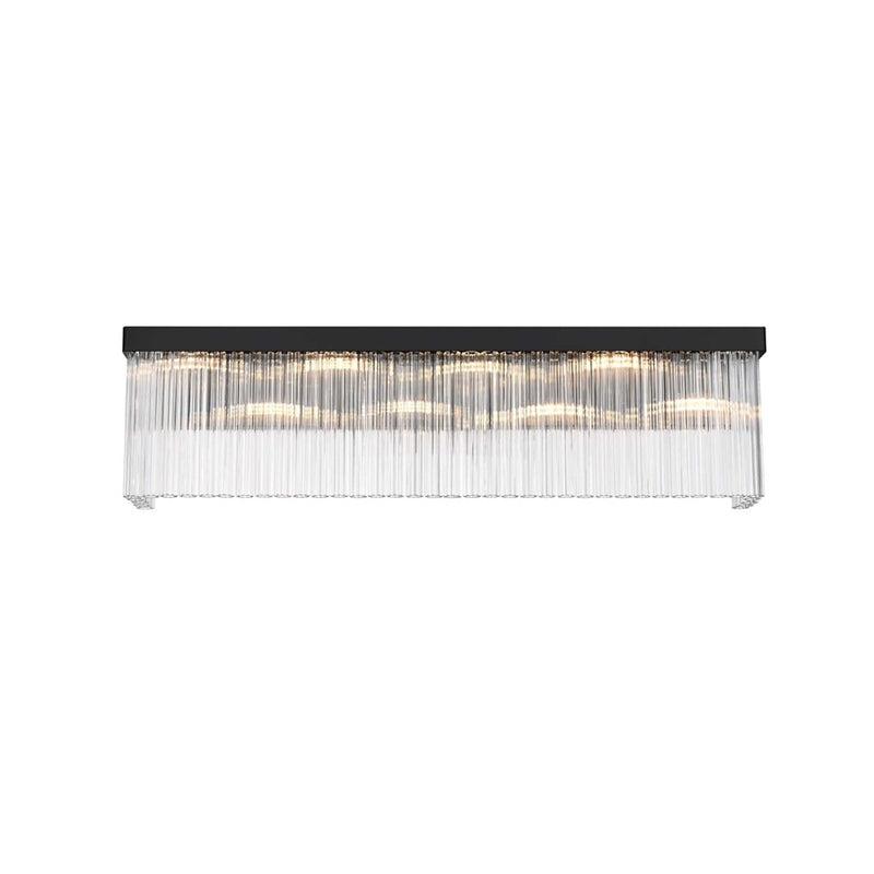 Elegant Lighting Harlow 8 Lt 34" Wall Sconce, Black