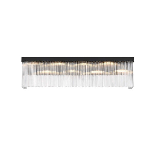Elegant Lighting Harlow 8 Lt 34" Wall Sconce, Black - 1070W34BK
