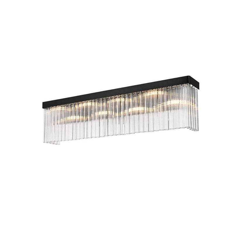 Elegant Lighting Harlow 8 Lt 34" Wall Sconce, Black